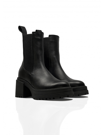 Картинка Черевики чорні шкіряні